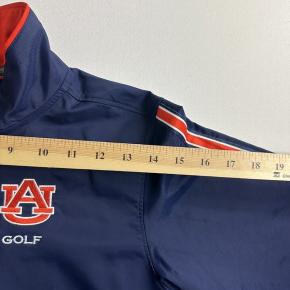 Under Armour Auburn University Golf Jacket Women Size XS Full Zip Blue Active - Picture 8 of 11